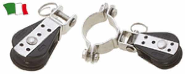 BOZZELLO SINGOLO GIREVOLE SU FASCETTA CON SFERA 6MM